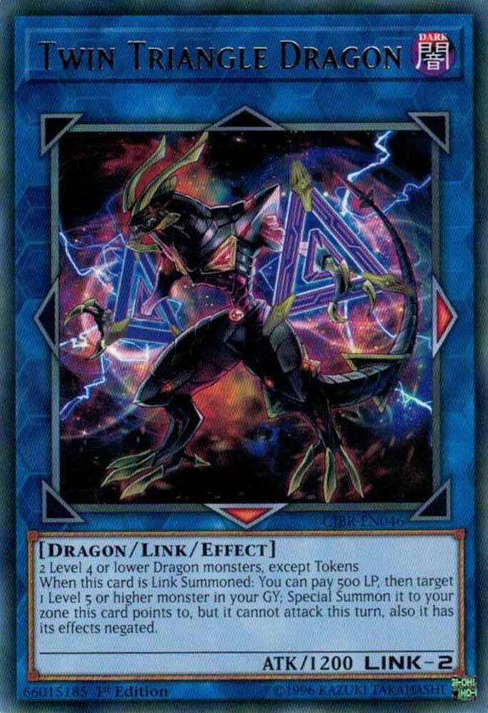 Twin Triangle Dragon CIBR-EN046 card from Circuit Break