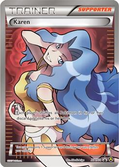 Karen XY177a card from Alternate Art Promos
