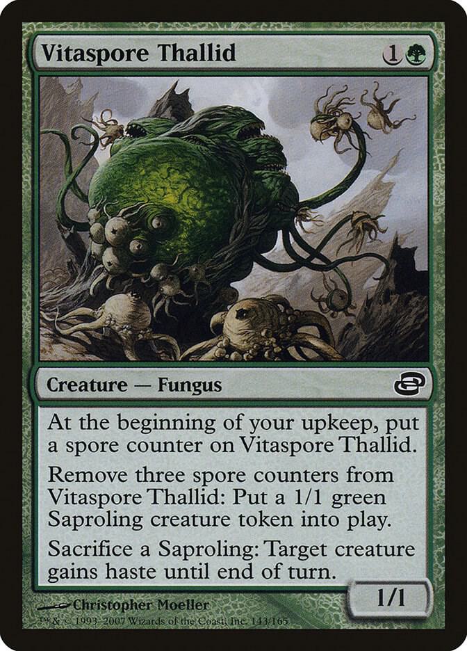 Vitaspore Thallid 143 card from Planar Chaos