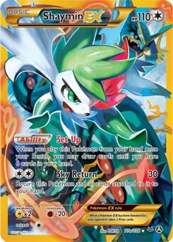 Shaymin EX - 77a/108 077a/108 card from Alternate Art Promos