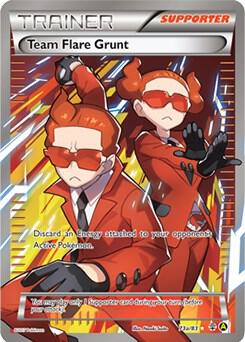 Team Flare Grunt - 73a/83 073a/083 card from Alternate Art Promos