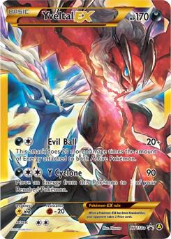 Yveltal EX XY150a card from Alternate Art Promos