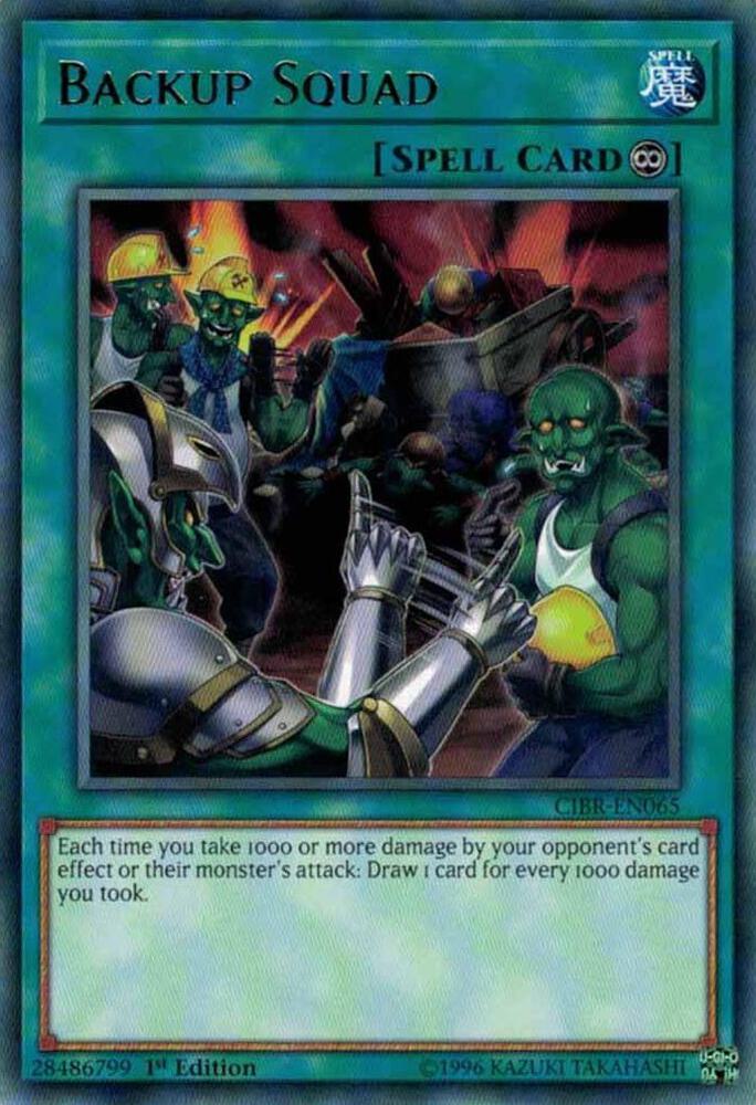 Backup Squad CIBR-EN065 card from Circuit Break