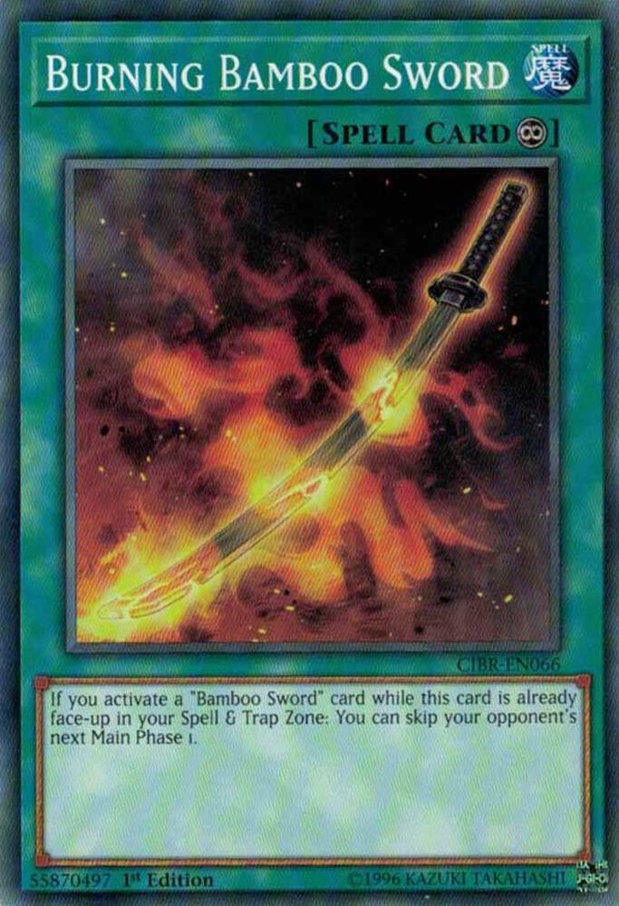 Burning Bamboo Sword CIBR-EN066 card from Circuit Break
