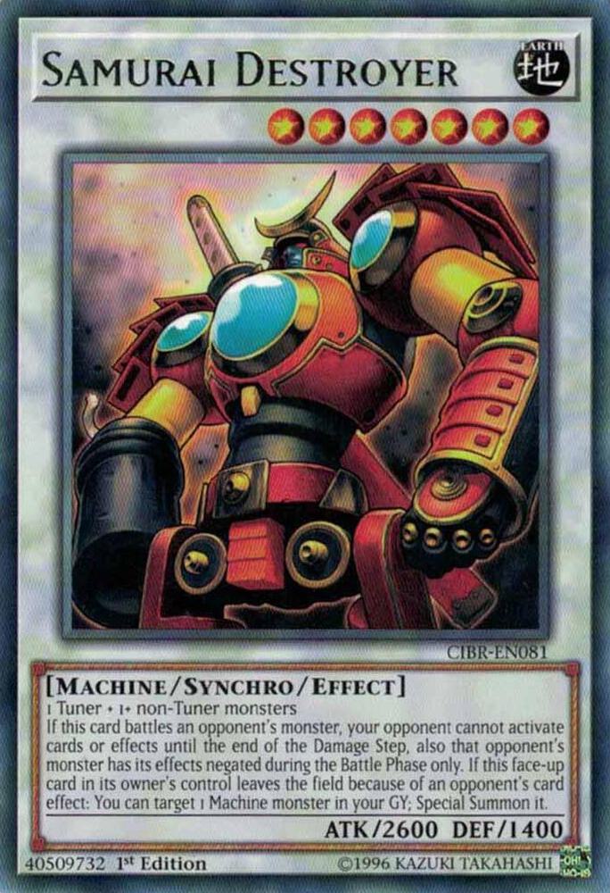 Samurai Destroyer CIBR-EN081 card from Circuit Break