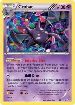 Crobat - 33/119 (Cosmos Holo) 033/119 card from Miscellaneous Cards & Products