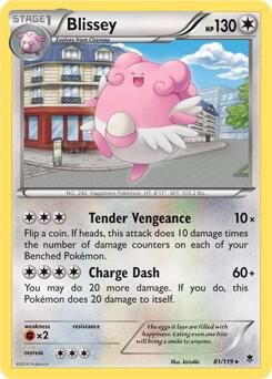 Blissey - 81/119 (Cosmos Holo) 081/119 card from Miscellaneous Cards & Products