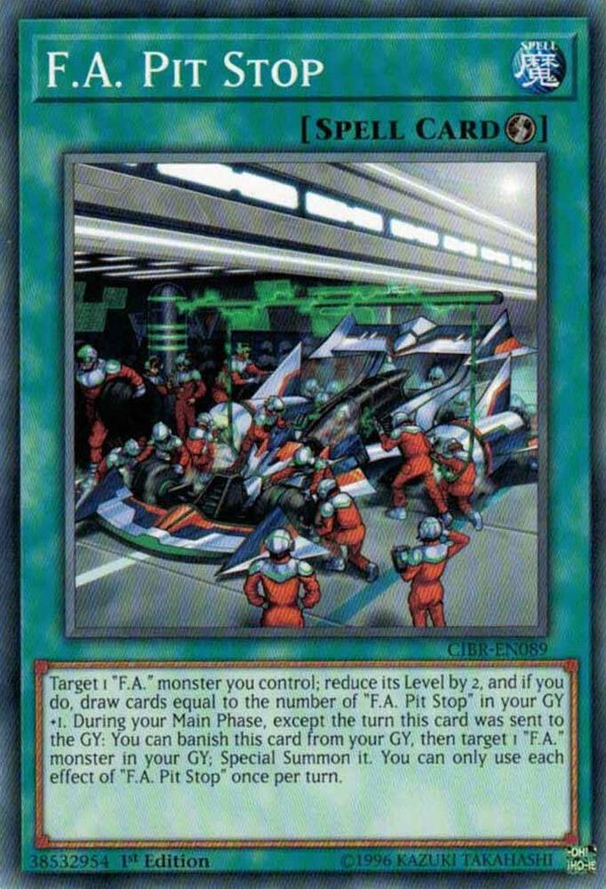 F.A. Pit Stop CIBR-EN089 card from Circuit Break