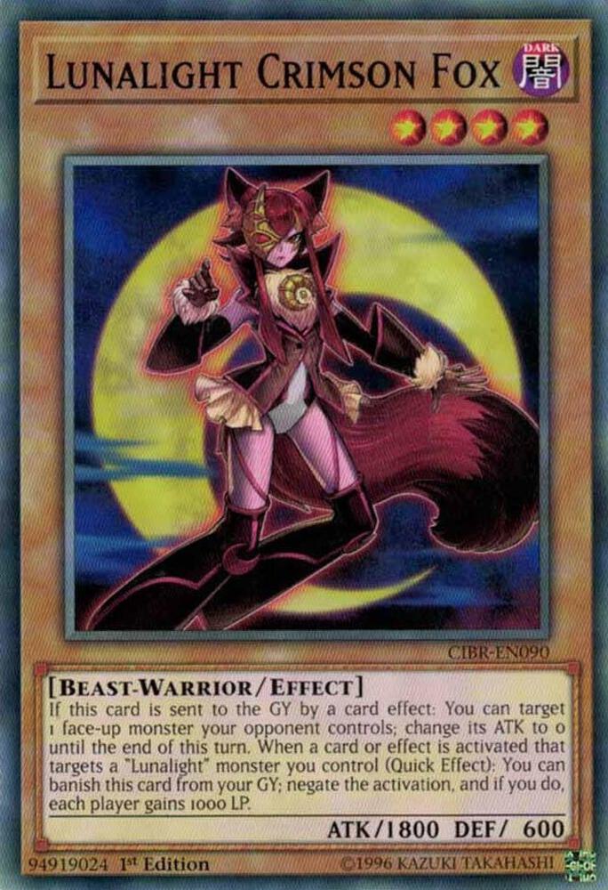 Lunalight Crimson Fox CIBR-EN090 card from Circuit Break
