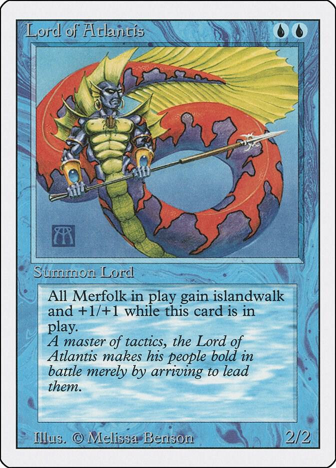 Lord of Atlantis card from Revised Edition