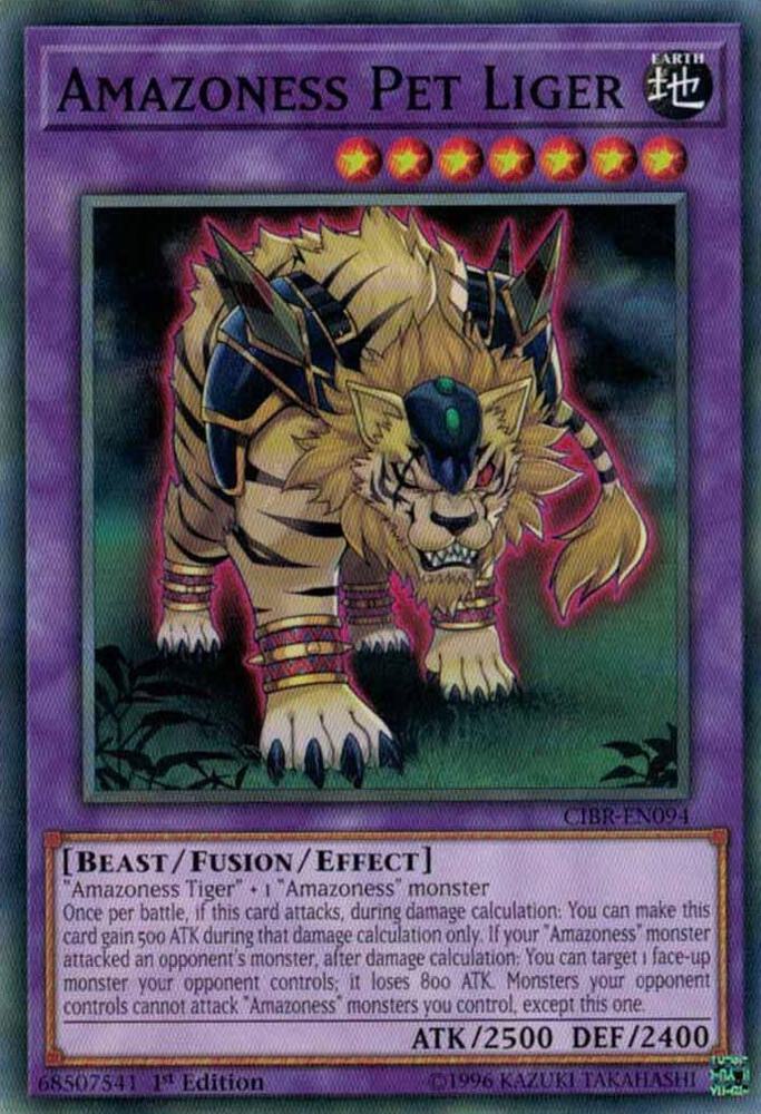 Amazoness Pet Liger CIBR-EN094 card from Circuit Break