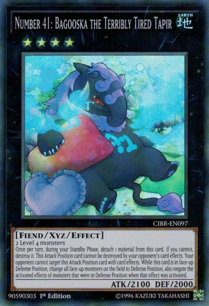 Number 41: Bagooska the Terribly Tired Tapir CIBR-EN097 card from Circuit Break