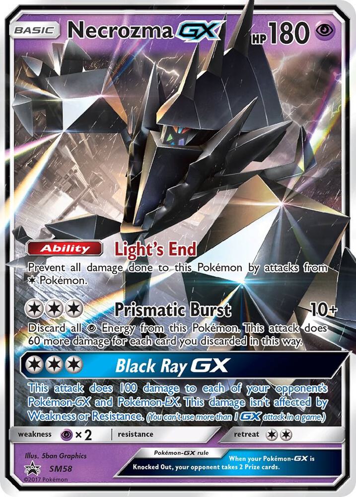 Necrozma GX SM58 card from SM Promos