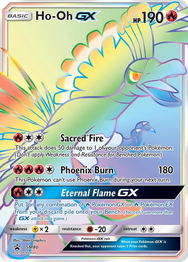 Ho-Oh GX SM80 card from SM Promos
