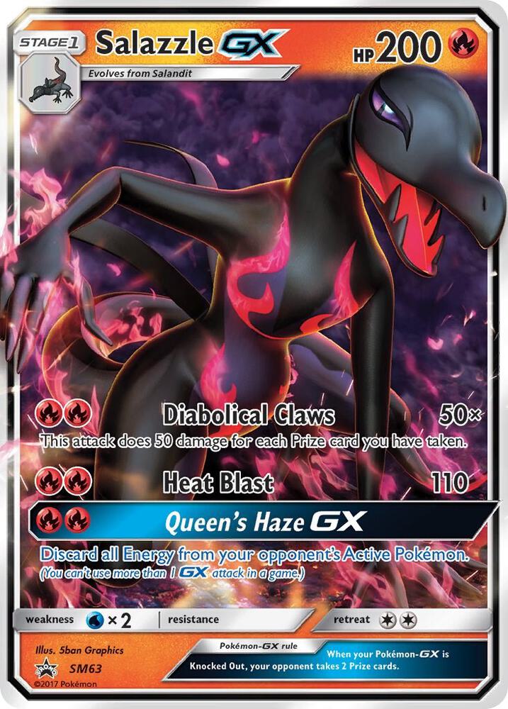 Salazzle GX SM63 card from SM Promos