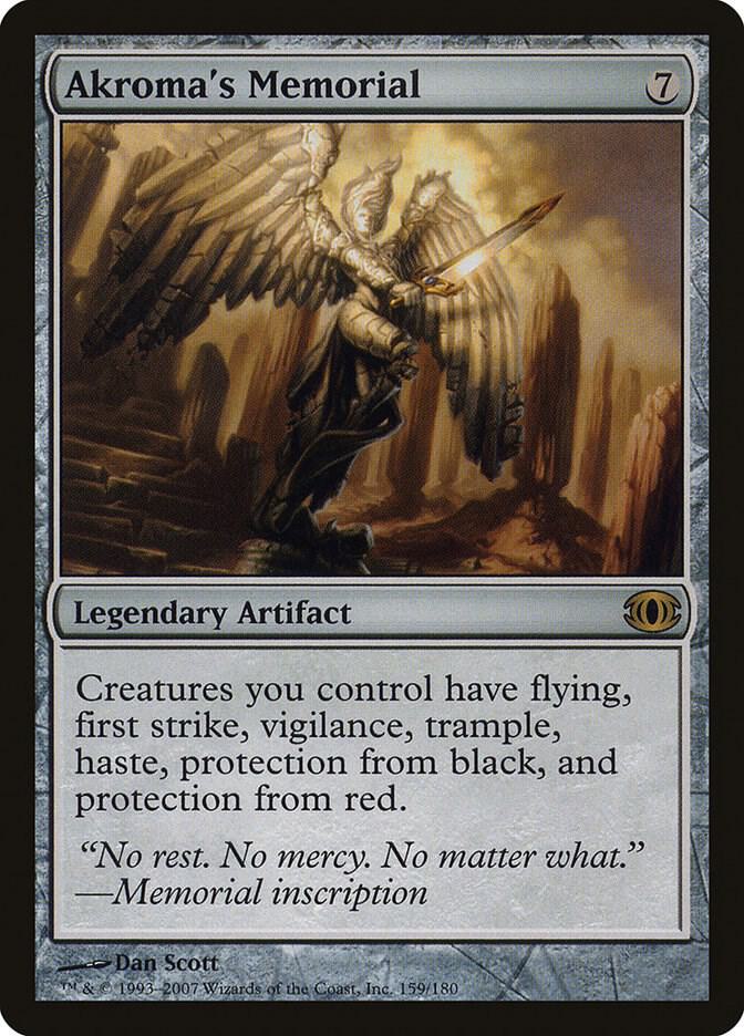 Akroma's Memorial 159 card from Future Sight