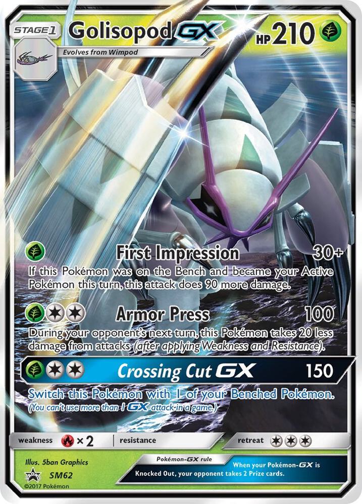 Golisopod GX SM62 card from SM Promos