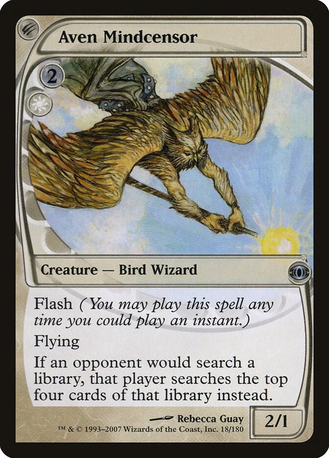 Aven Mindcensor 18 card from Future Sight