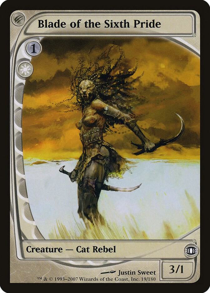 Blade of the Sixth Pride 19 card from Future Sight