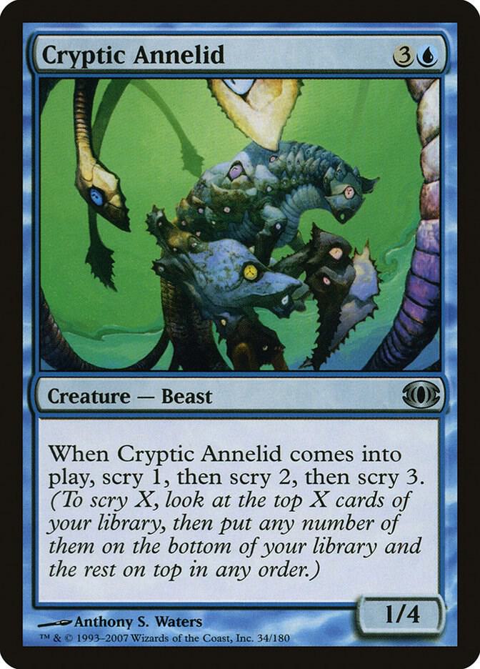 Cryptic Annelid 34 card from Future Sight