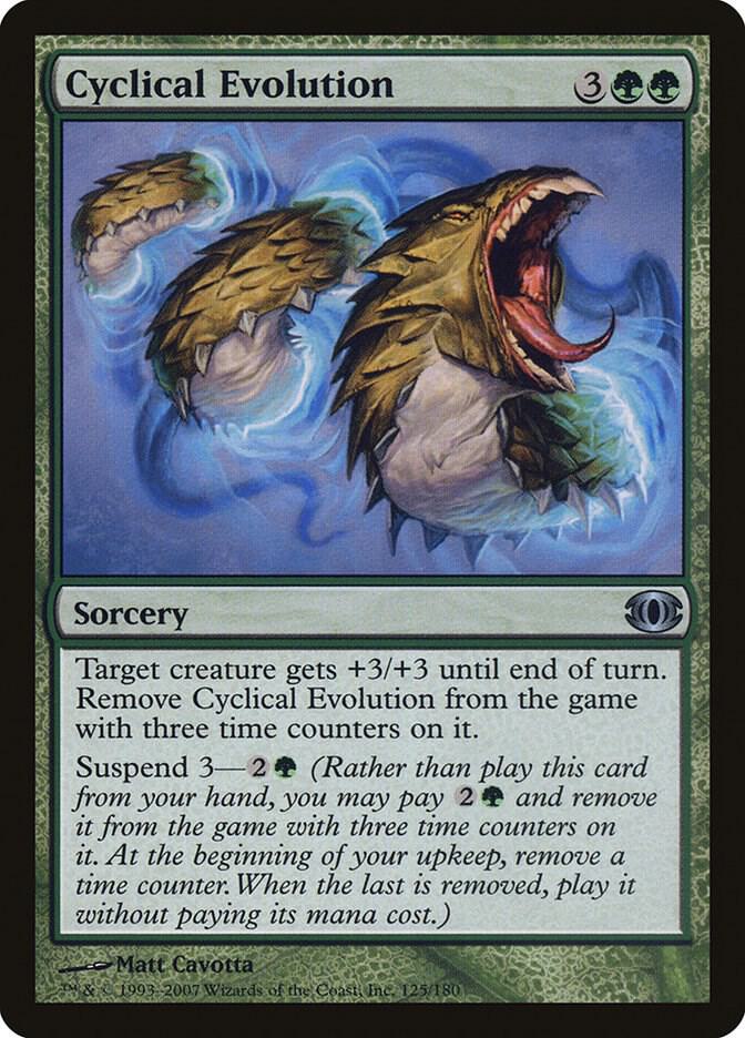 Cyclical Evolution 125 card from Future Sight