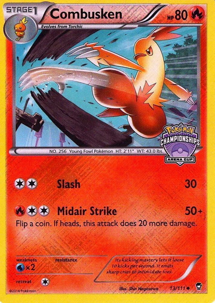 Combusken - 13/111 (Arena Cup Championships) 013/111 card from League & Championship Cards