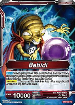 Babidi // Babidi, Creator of Evil BT2-003 card from Union Force