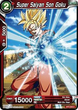 Super Saiyan Son Goku BT2-005 card from Union Force