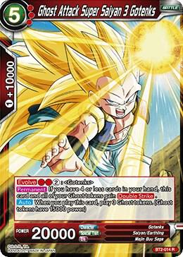Ghost Attack Super Saiyan 3 Gotenks BT2-014 card from Union Force