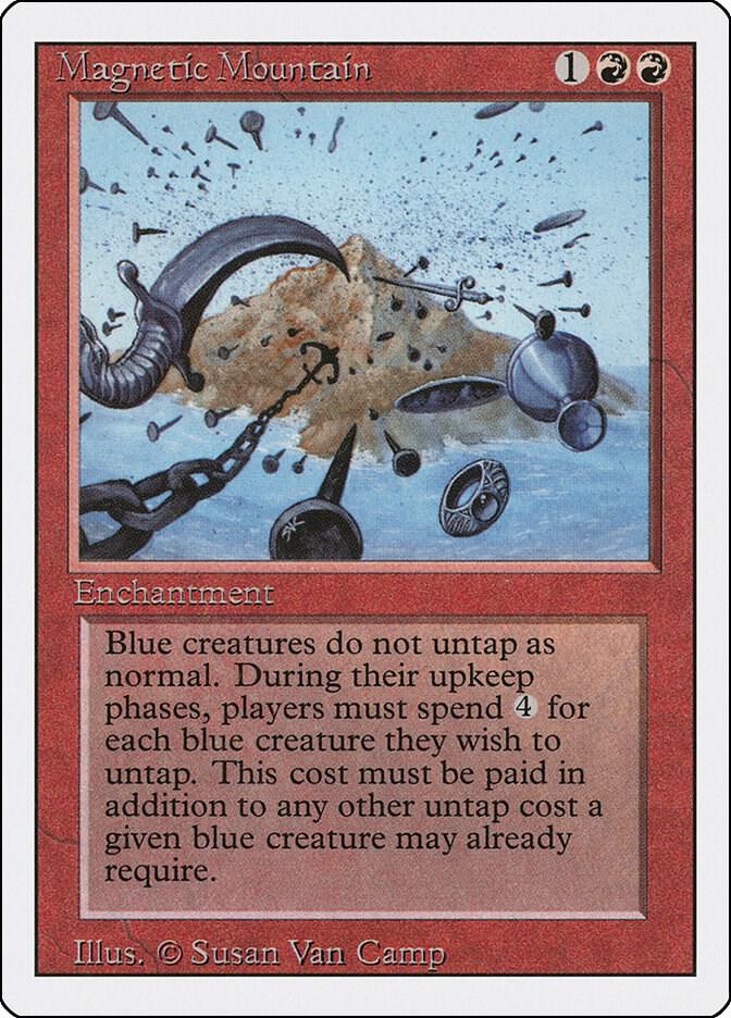 Magnetic Mountain card from Revised Edition