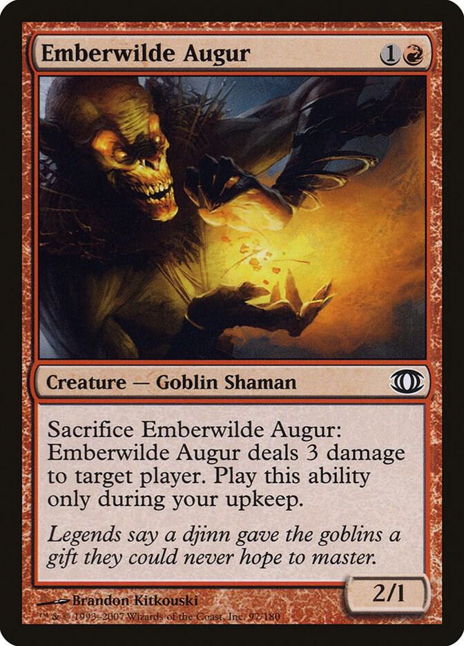 Emberwilde Augur 97 card from Future Sight