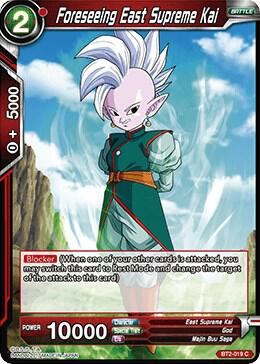 Foreseeing East Supreme Kai BT2-019 card from Union Force