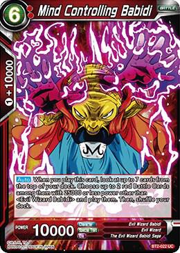 Mind Controlling Babidi BT2-022 card from Union Force