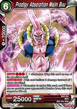 Prodigy Absorption Majin Buu BT2-026 card from Union Force