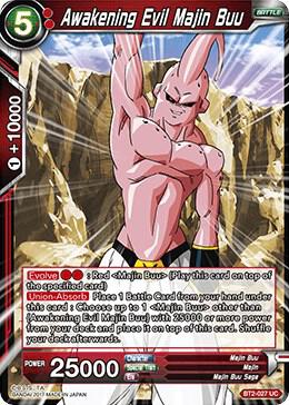Awakening Evil Majin Buu BT2-027 card from Union Force