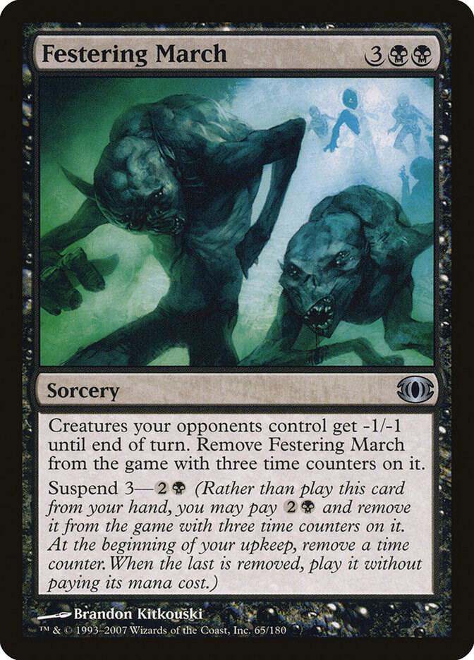 Festering March 65 card from Future Sight