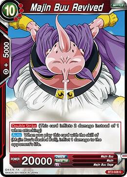Majin Buu Revived BT2-028 card from Union Force