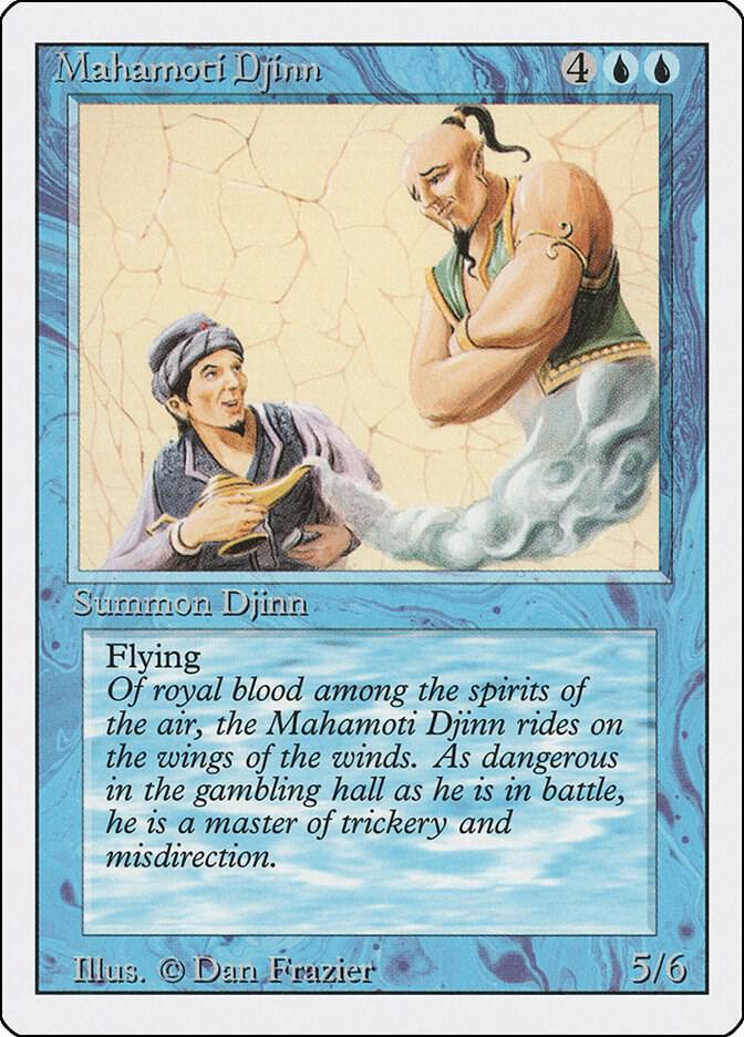 Mahamoti Djinn card from Revised Edition