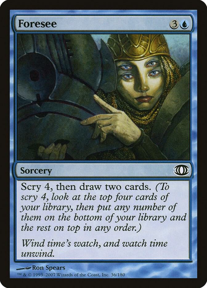 Foresee 36 card from Future Sight