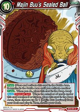 Majin Buu's Sealed Ball BT2-031 card from Union Force