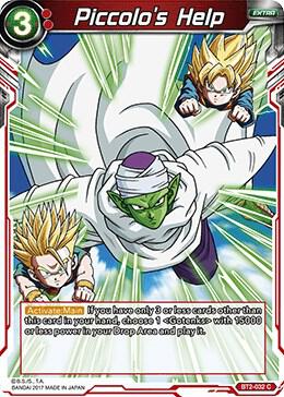Piccolo's Help BT2-032 card from Union Force