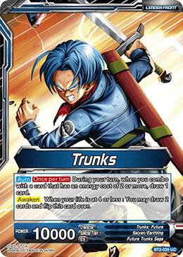 Trunks // Trunks, Hope for the Future BT2-035 card from Union Force