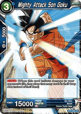 Mighty Attack Son Goku BT2-038 card from Union Force