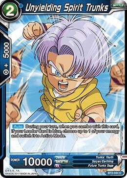 Unyielding Spirit Trunks BT2-044 card from Union Force