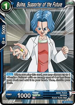 Bulma, Supporter of the Future BT2-045 card from Union Force