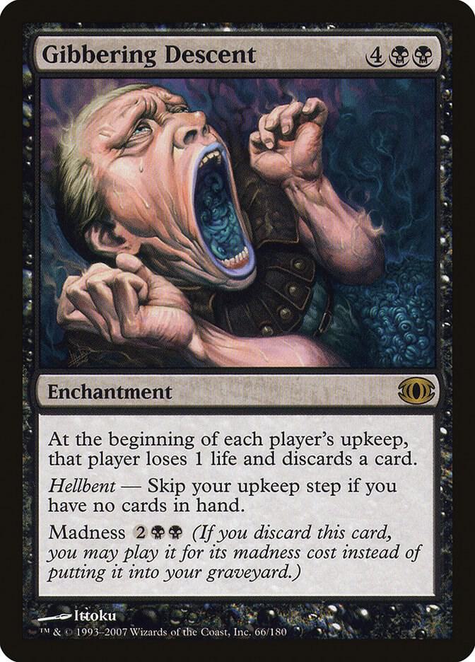 Gibbering Descent 66 card from Future Sight