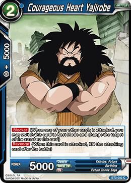 Courageous Heart Yajirobe BT2-052 card from Union Force