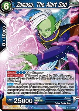 Zamasu, The Alert God BT2-056 card from Union Force