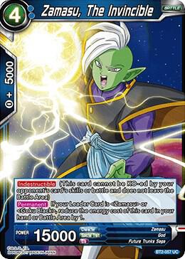 Zamasu, The Invincible BT2-057 card from Union Force