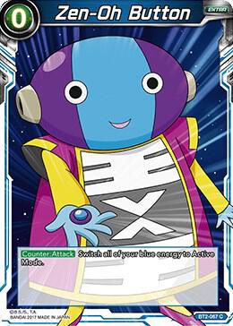 Zen-Oh Button BT2-067 card from Union Force